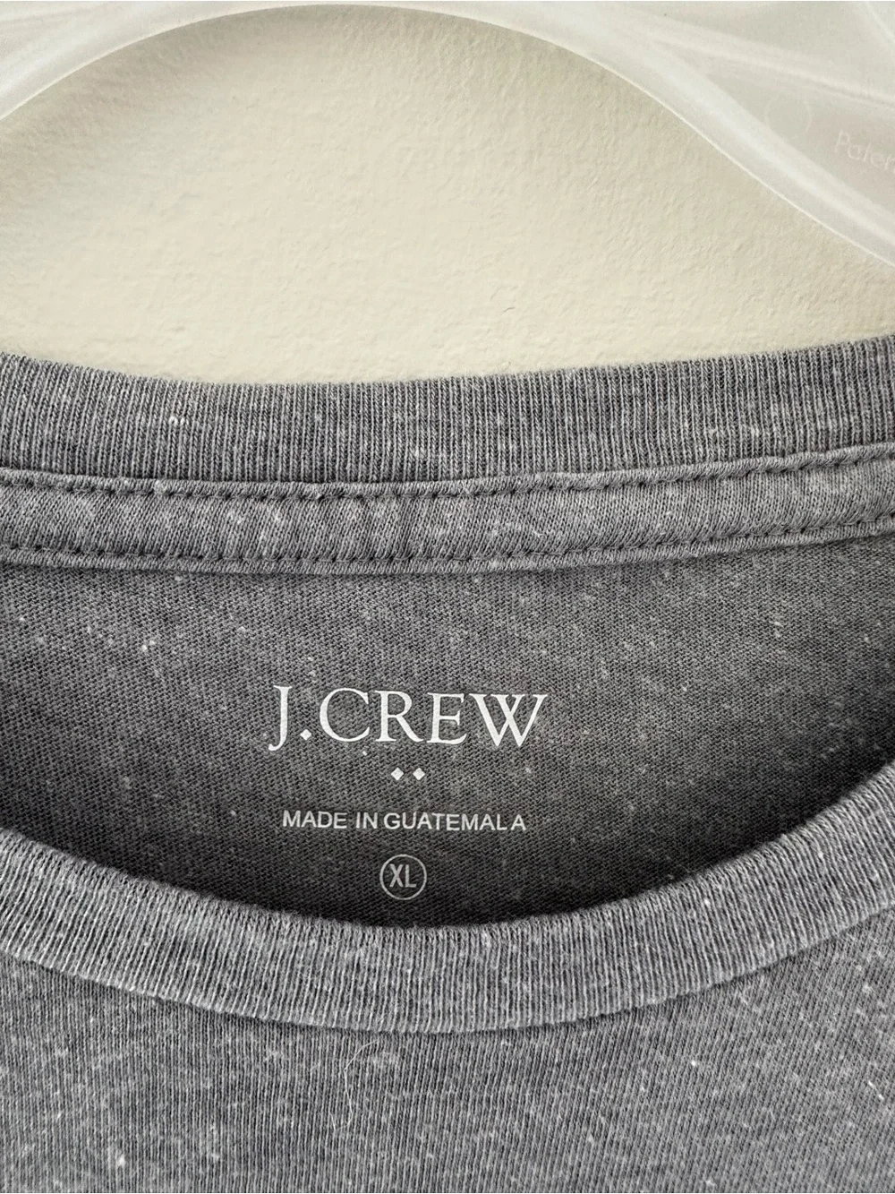 J. Crew Gray Short-Sleeve Tee with Mountain Hockey Graphic